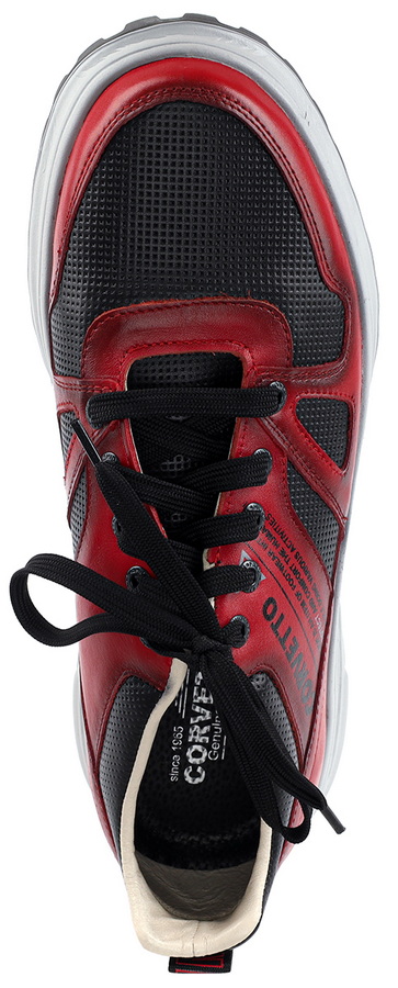 мужские кроссовки натуральная кожа corvetto италия