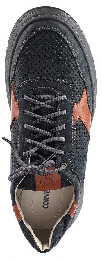 мужские кроссовки натуральная кожа corvetto италия