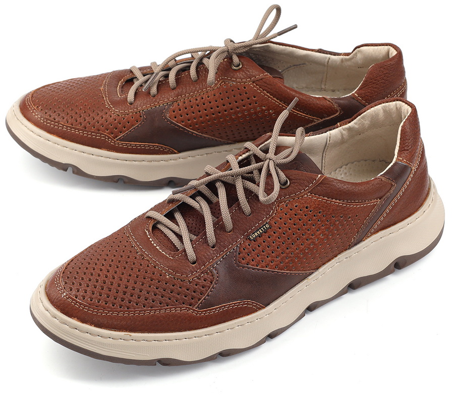 мужские кроссовки натуральная кожа corvetto италия