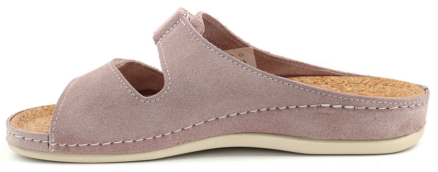 женские сабо натуральная кожа велюр алми россия