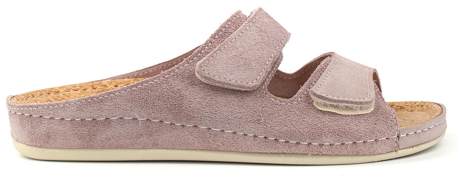 женские сабо натуральная кожа велюр алми россия