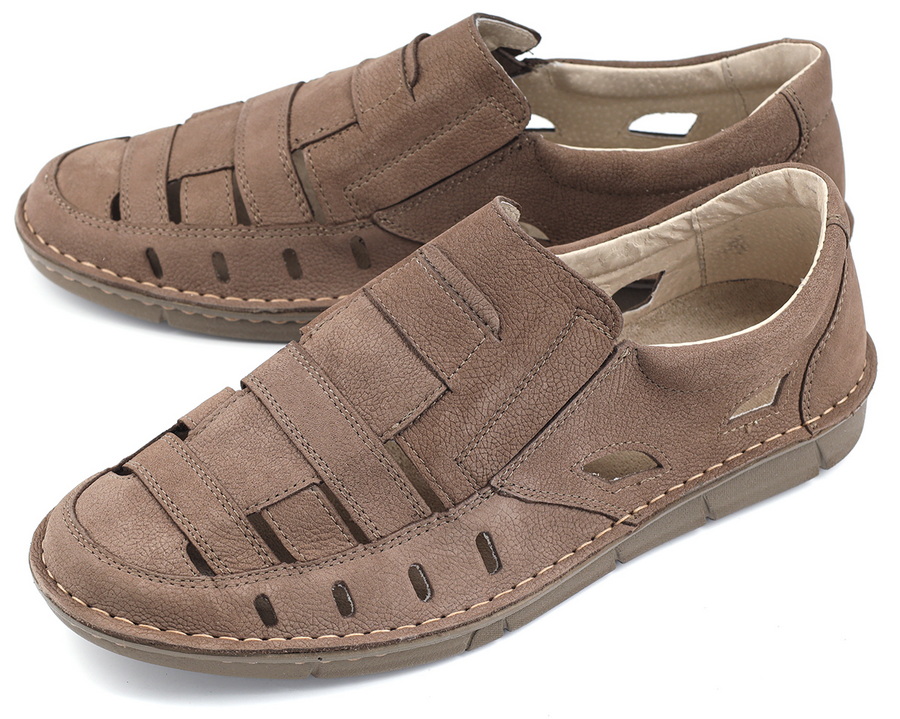 мужские полуботинки натуральная кожа нубук росвест россия