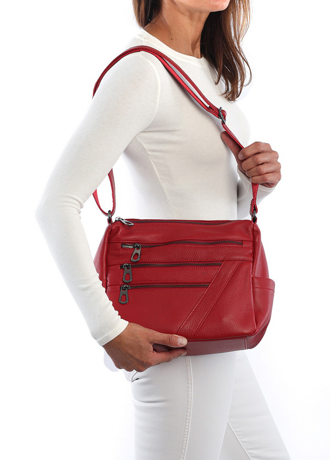 женская сумка натуральная кожа  kikilok корея