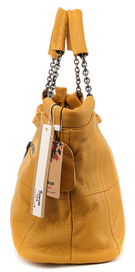 женская сумка натуральная кожа  kikilok корея