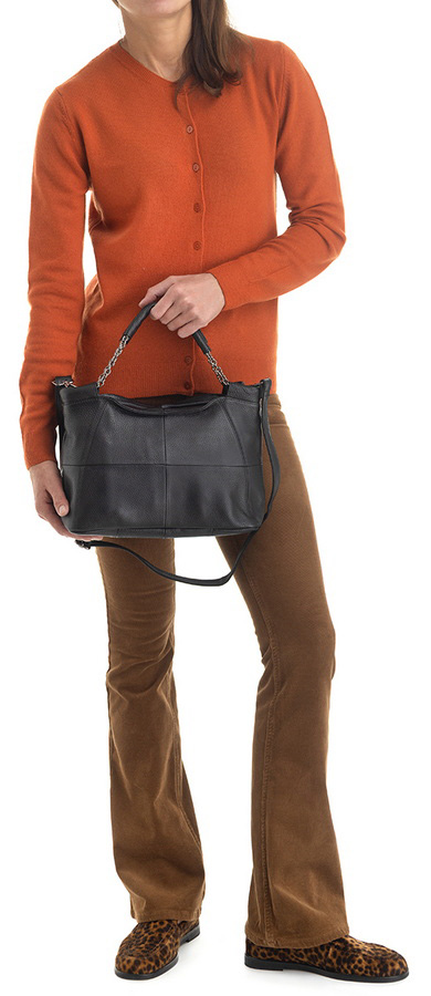 женская сумка натуральная кожа  kikilok корея