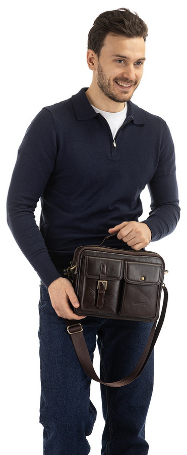 мужская сумка натуральная кожа corvetto