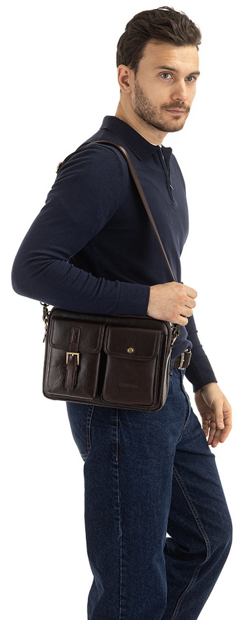 мужская сумка натуральная кожа corvetto