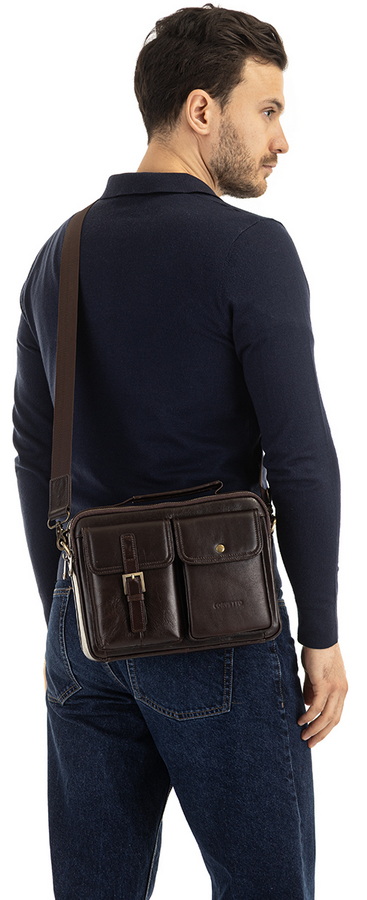 мужская сумка натуральная кожа corvetto