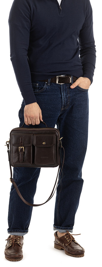 мужская сумка натуральная кожа corvetto