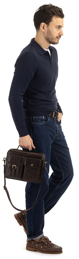 мужская сумка натуральная кожа corvetto