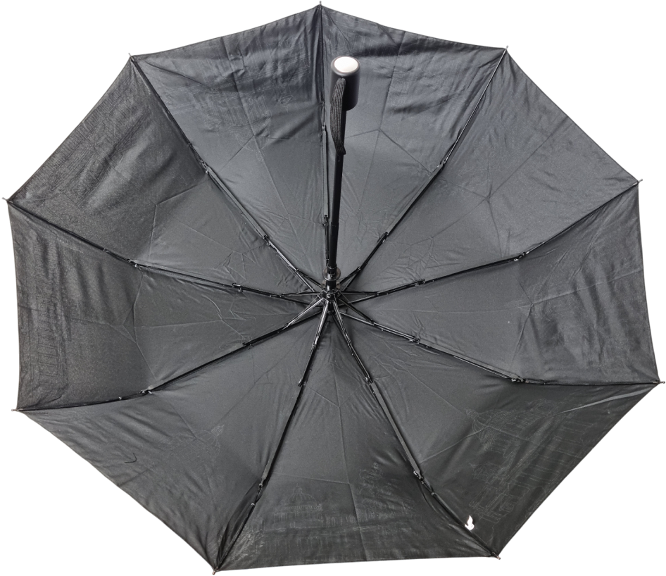 зонт черный полуавтомат prc for tm