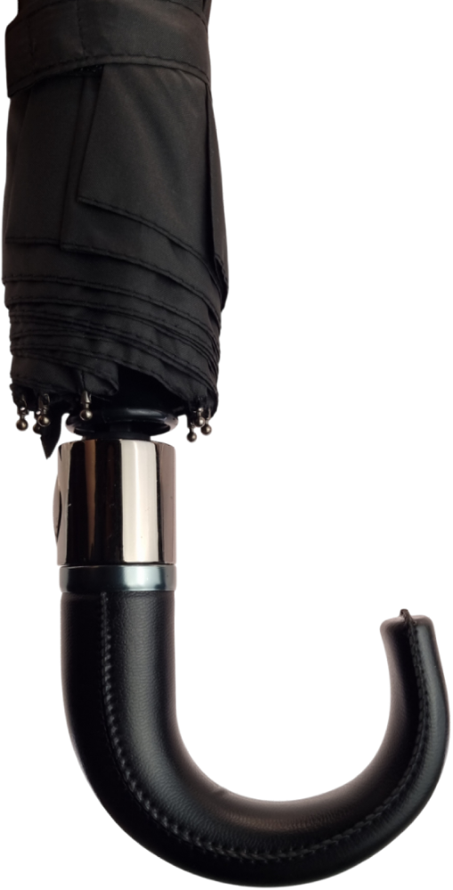 зонт мужской черный автомат большой купол ручка крючок 9 спиц