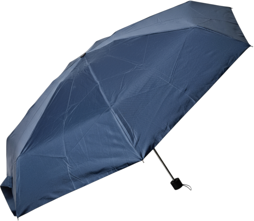 зонт синий автомат пять сложений 7 спиц 