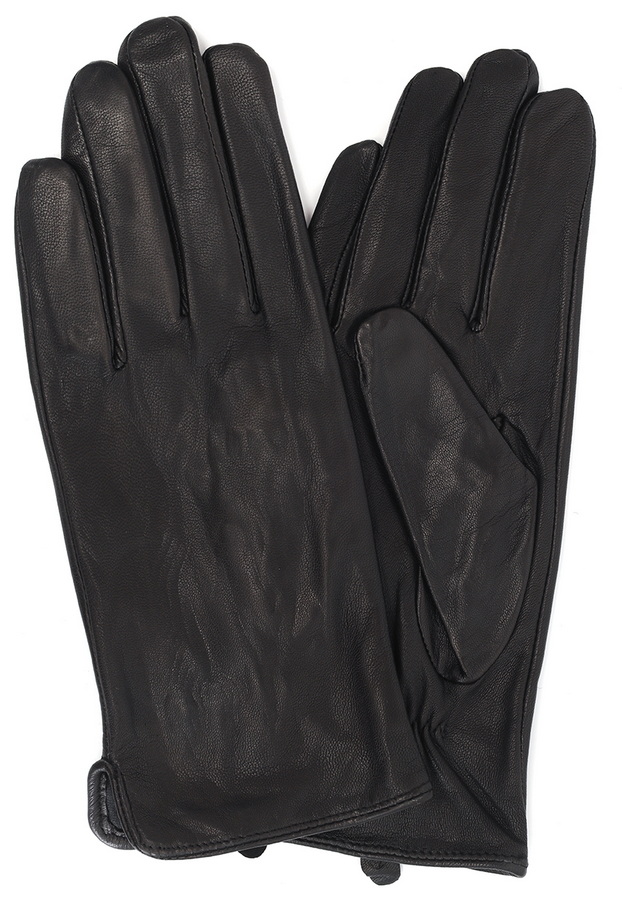 перчатки женские кожа ягненка/шелк 