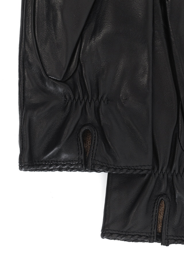 перчатки женские кожа ягненка/шелк 