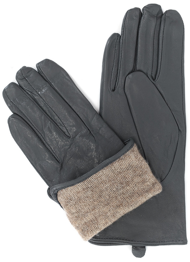 перчатки женские натуральная кожа/шерсть