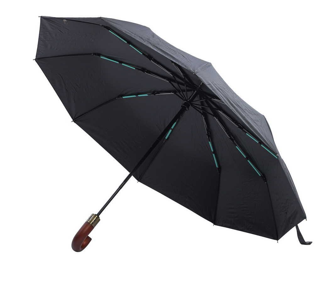 зонт мужской черный автомат 10 спиц