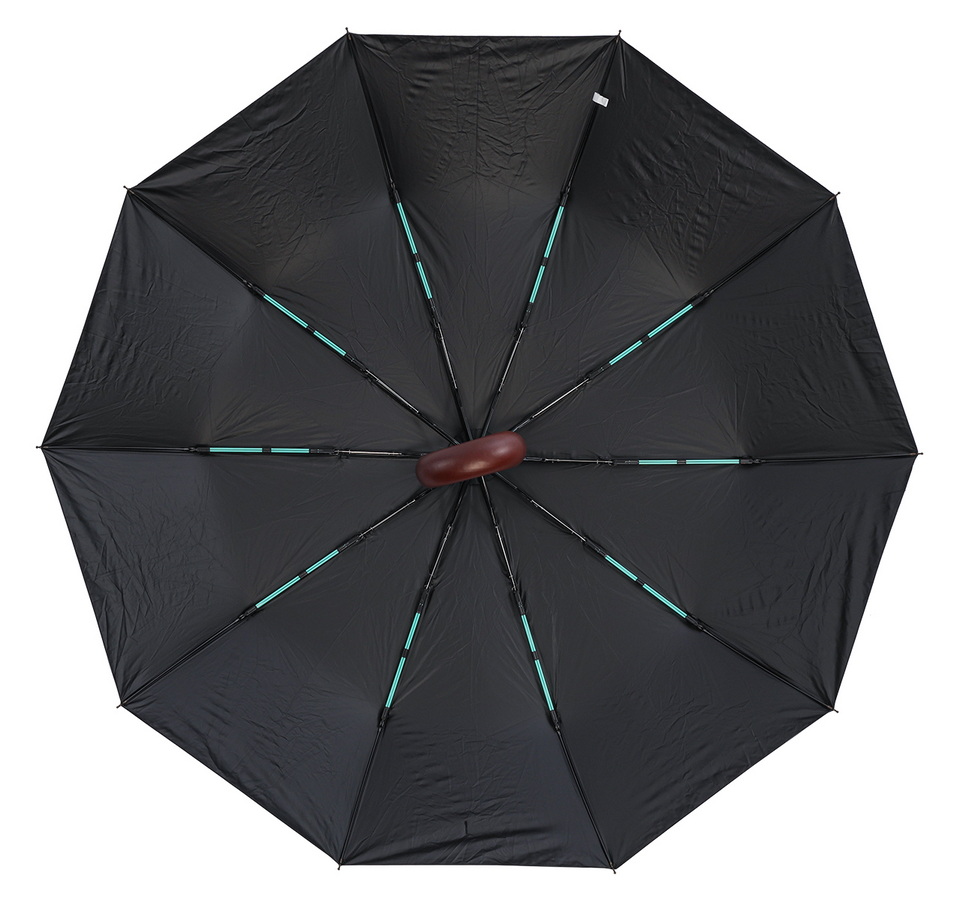 зонт мужской черный автомат 10 спиц
