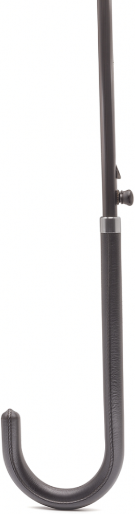 зонт женский трость черный в горох механика 8 спиц