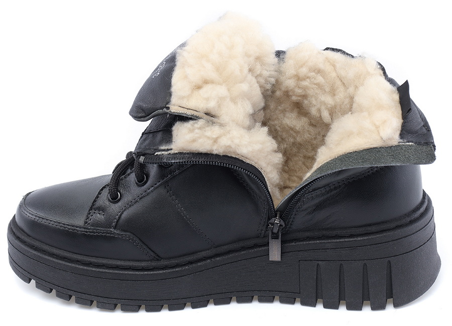 женские ботинки натуральная кожа / натуральная шерсть corvetto италия