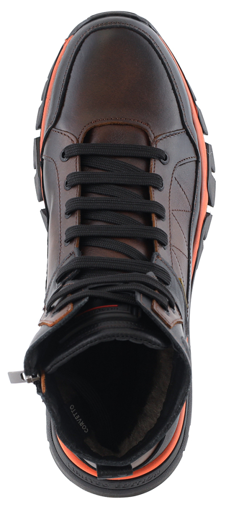 мужские кроссовки натуральная кожа / шерсть corvetto