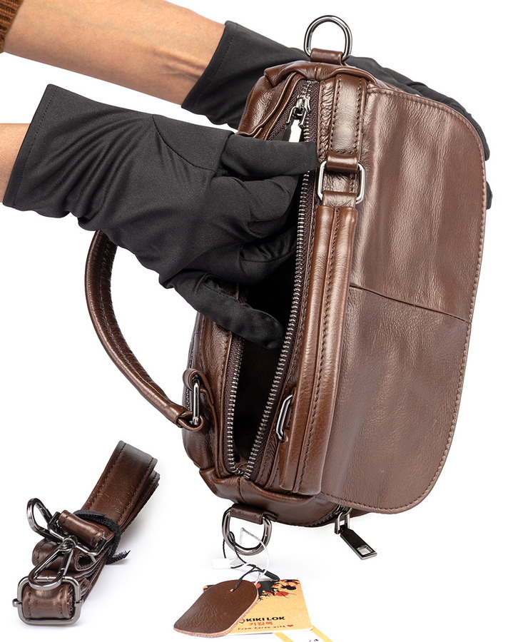 женская сумка натуральная кожа  kiki lok корея