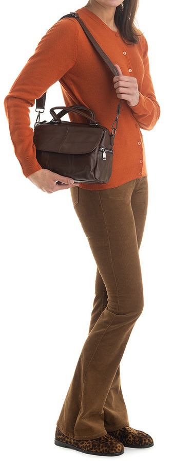 женская сумка натуральная кожа  kiki lok корея