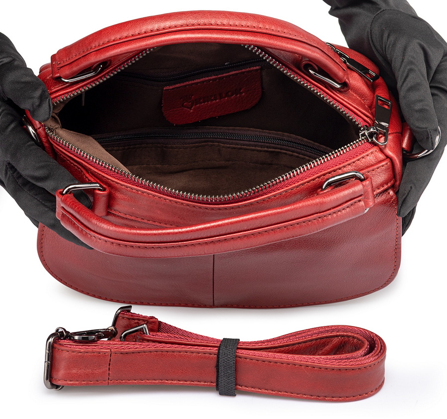 женская сумка натуральная кожа  kiki lok корея