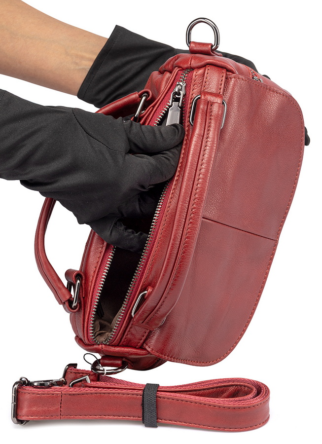 женская сумка натуральная кожа  kiki lok корея