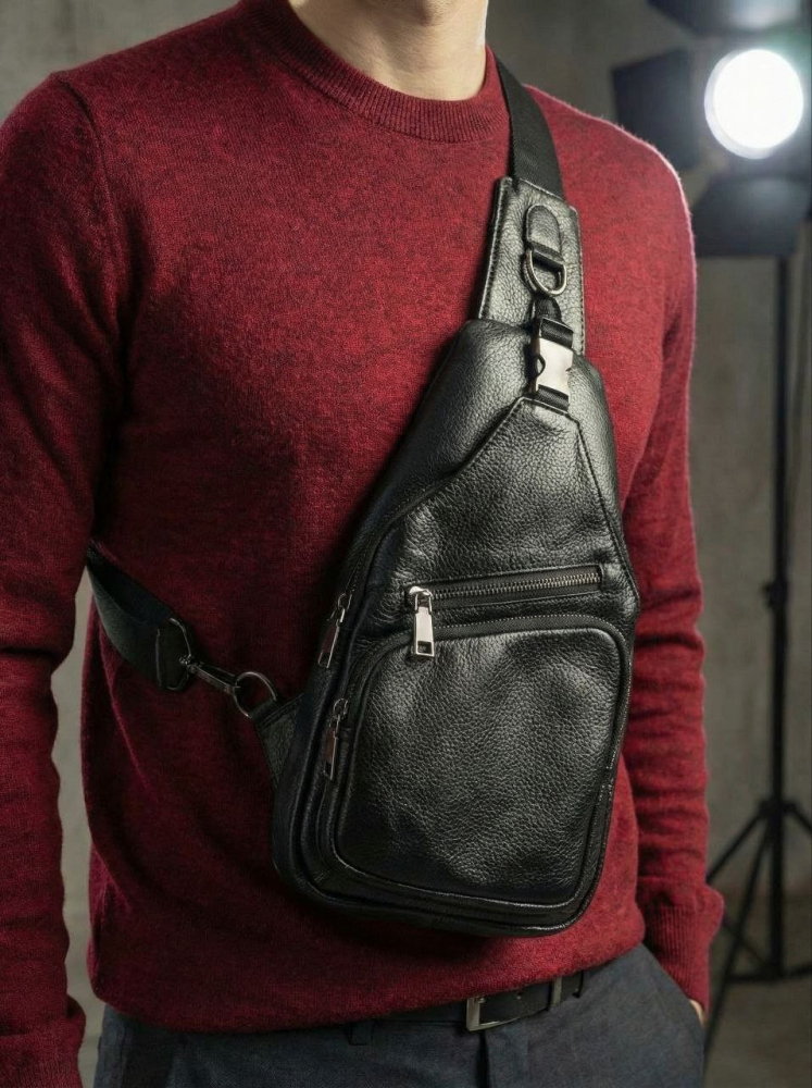 сумка-мессенджер натуральная кожа corvetto