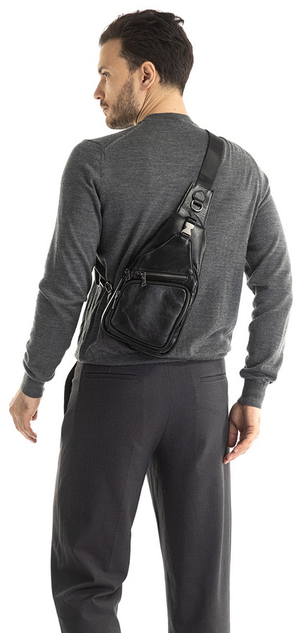 сумка-мессенджер натуральная кожа corvetto