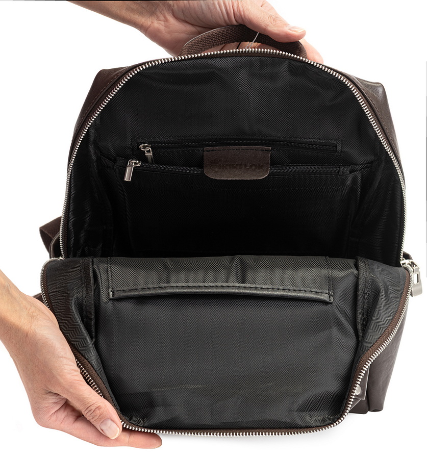 женский рюкзак натуральная кожа kiki lok корея