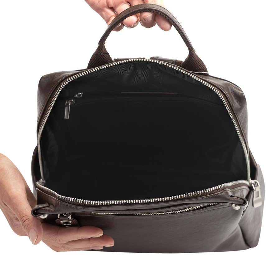 женский рюкзак натуральная кожа kiki lok корея