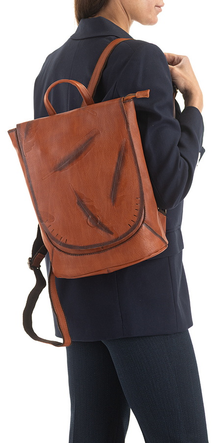 женский рюкзак натуральная кожа debura madrid