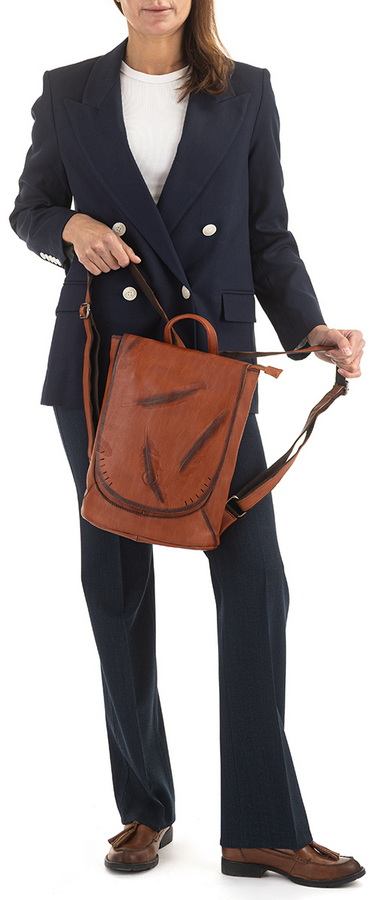 женский рюкзак натуральная кожа debura madrid