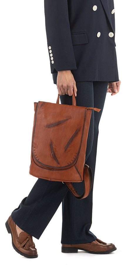 женский рюкзак натуральная кожа debura madrid