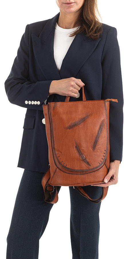 женский рюкзак натуральная кожа debura madrid