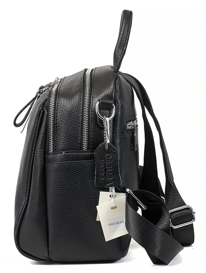 женский рюкзак-сумка натуральная кожа debura madrid