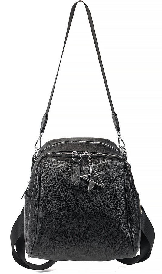 женский рюкзак-сумка натуральная кожа debura madrid