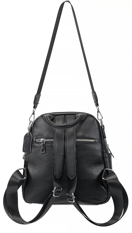 женский рюкзак-сумка натуральная кожа debura madrid