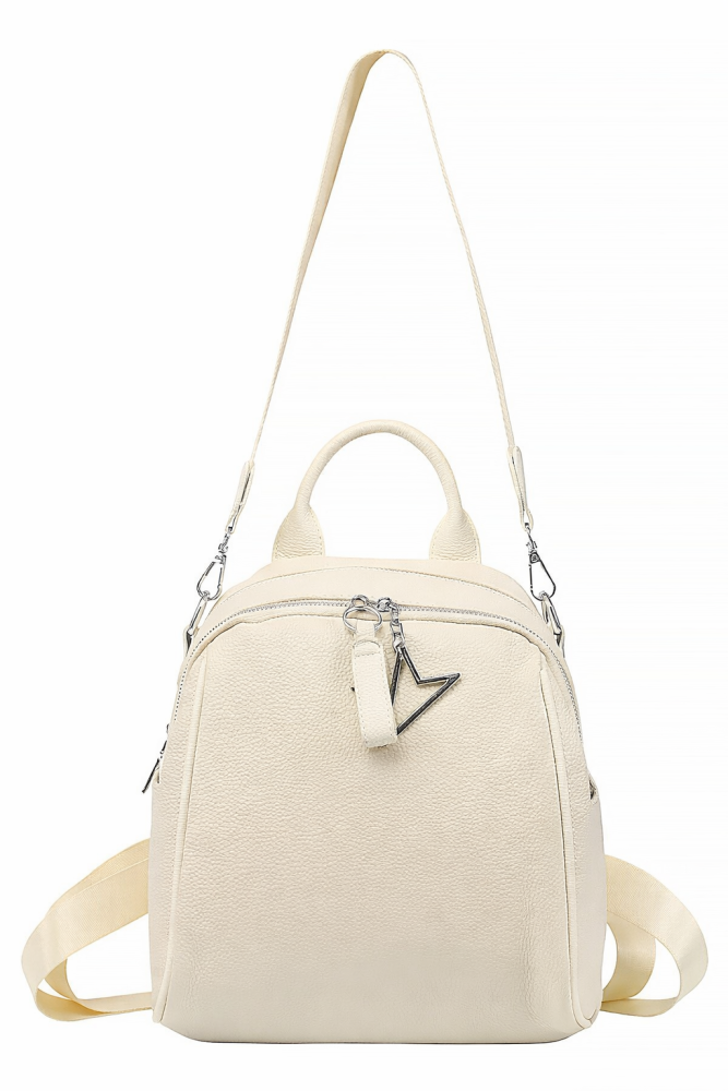 женский рюкзак-сумка натуральная кожа debura madrid