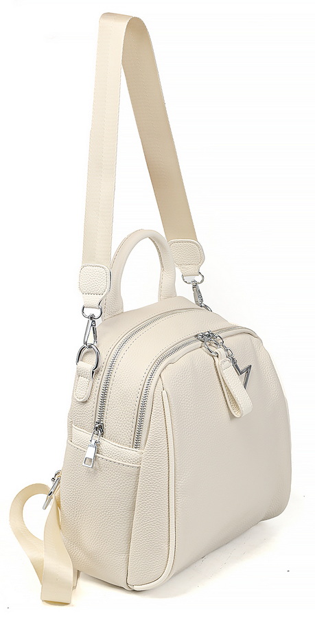 женский рюкзак-сумка натуральная кожа debura madrid