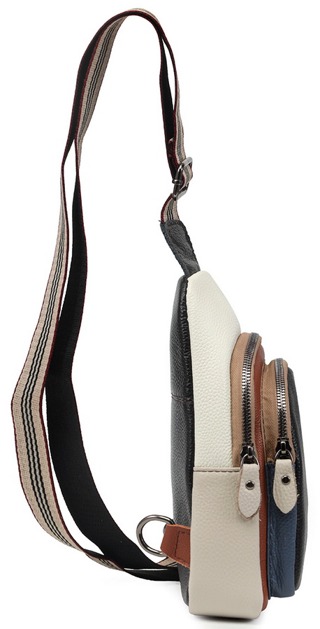 женская сумка-мессенджер натуральная кожа debura madrid