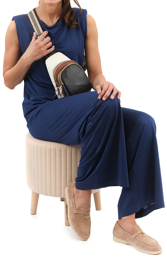 женская сумка-мессенджер натуральная кожа debura madrid