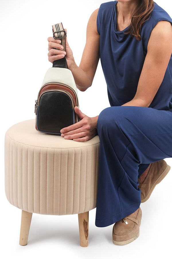 женская сумка-мессенджер натуральная кожа debura madrid