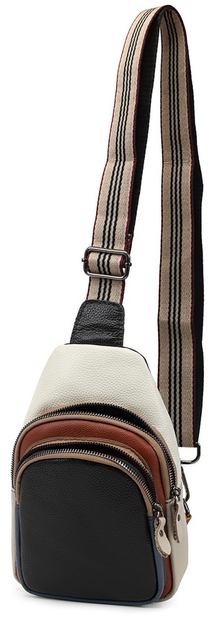 женская сумка-мессенджер натуральная кожа debura madrid