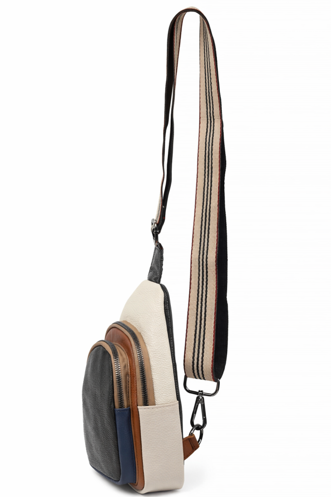 женская сумка-мессенджер натуральная кожа debura madrid