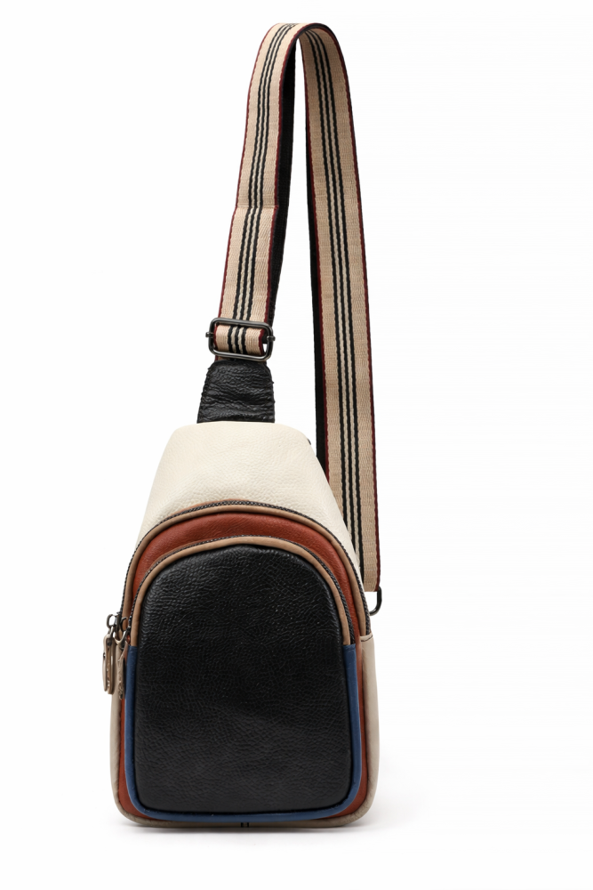 женская сумка-мессенджер натуральная кожа debura madrid