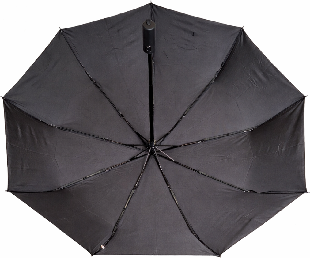 зонт автомат черный переливы света 9 спиц антиветер