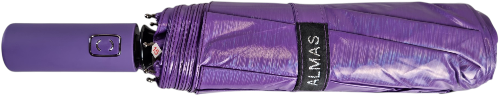 зонт автомат сиреневый переливы света 9 спиц антиветер